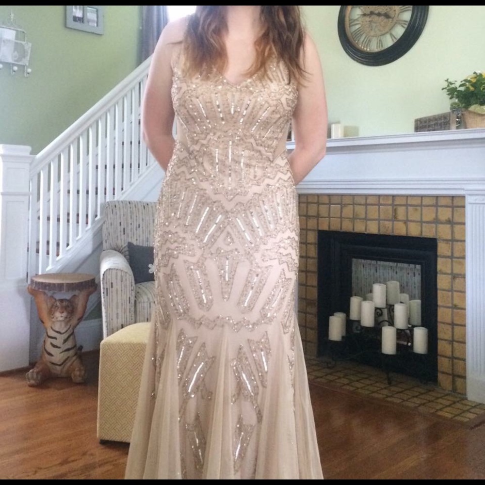 Adrianna Papell Beaded Dress